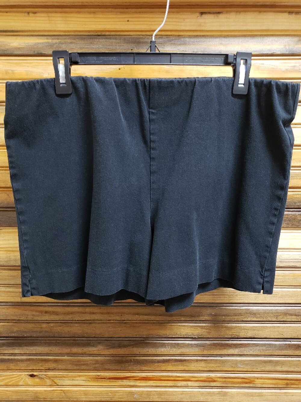 Boston Proper Pull-On Shorts Black Size 18
